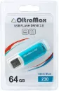 USB Flash OltraMax 230 64GB (бирюзовый) [OM-64GB-230-St Blue] фото 2